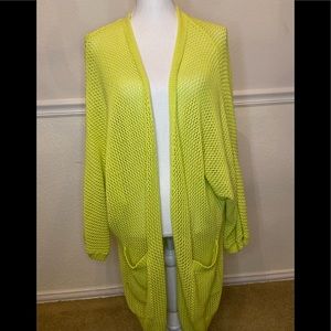 Oversized long cardigan